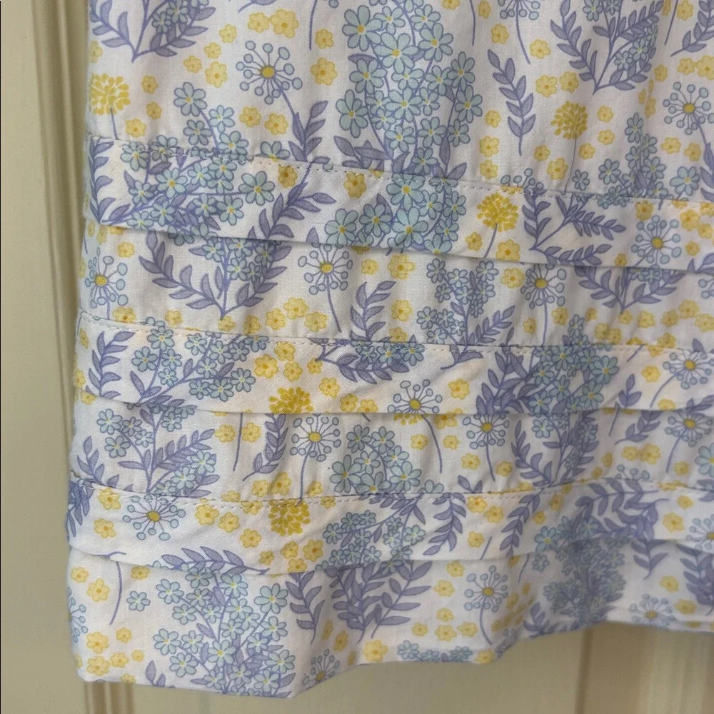 Shrimp and Grits Girls Ruffled Floral Sundress Spring Summer size 10